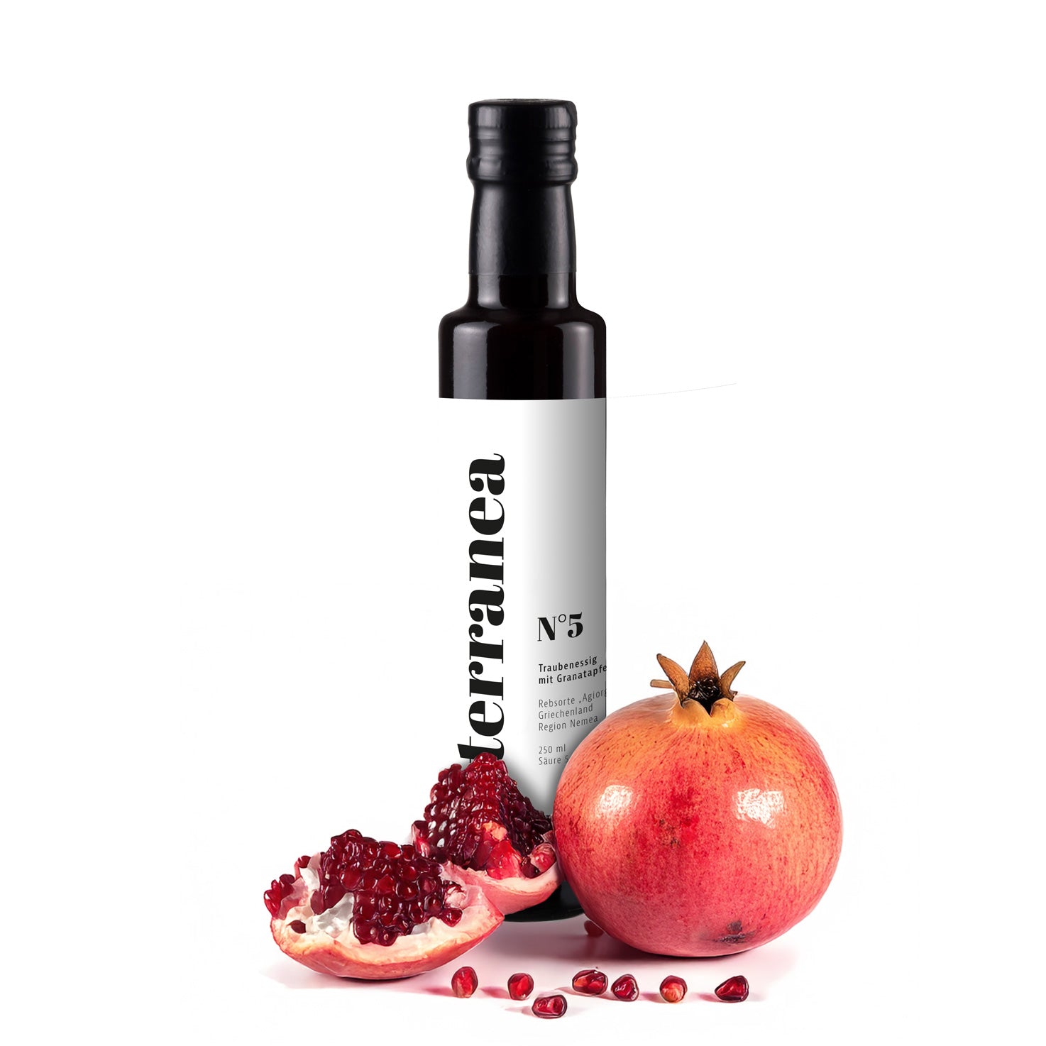 terranea N°5 | Bio-Traubenessig mit Granatapfel Rebsorte „Agiorgitiko“ | Griechenland